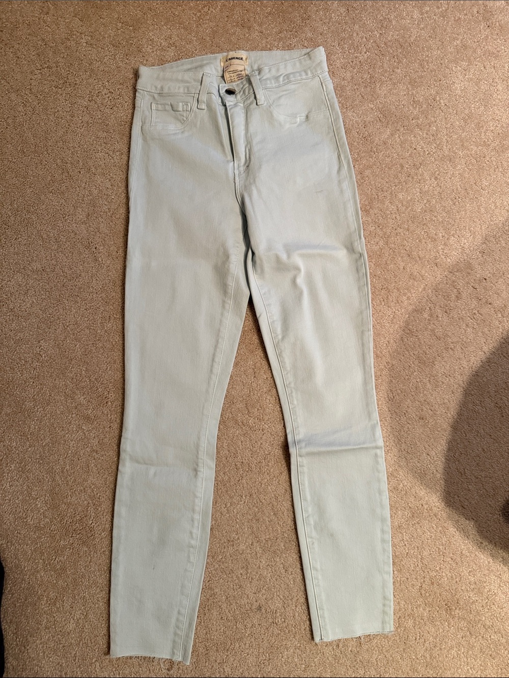 L’Agence Light blue High-Waist Skinny Jeans 25